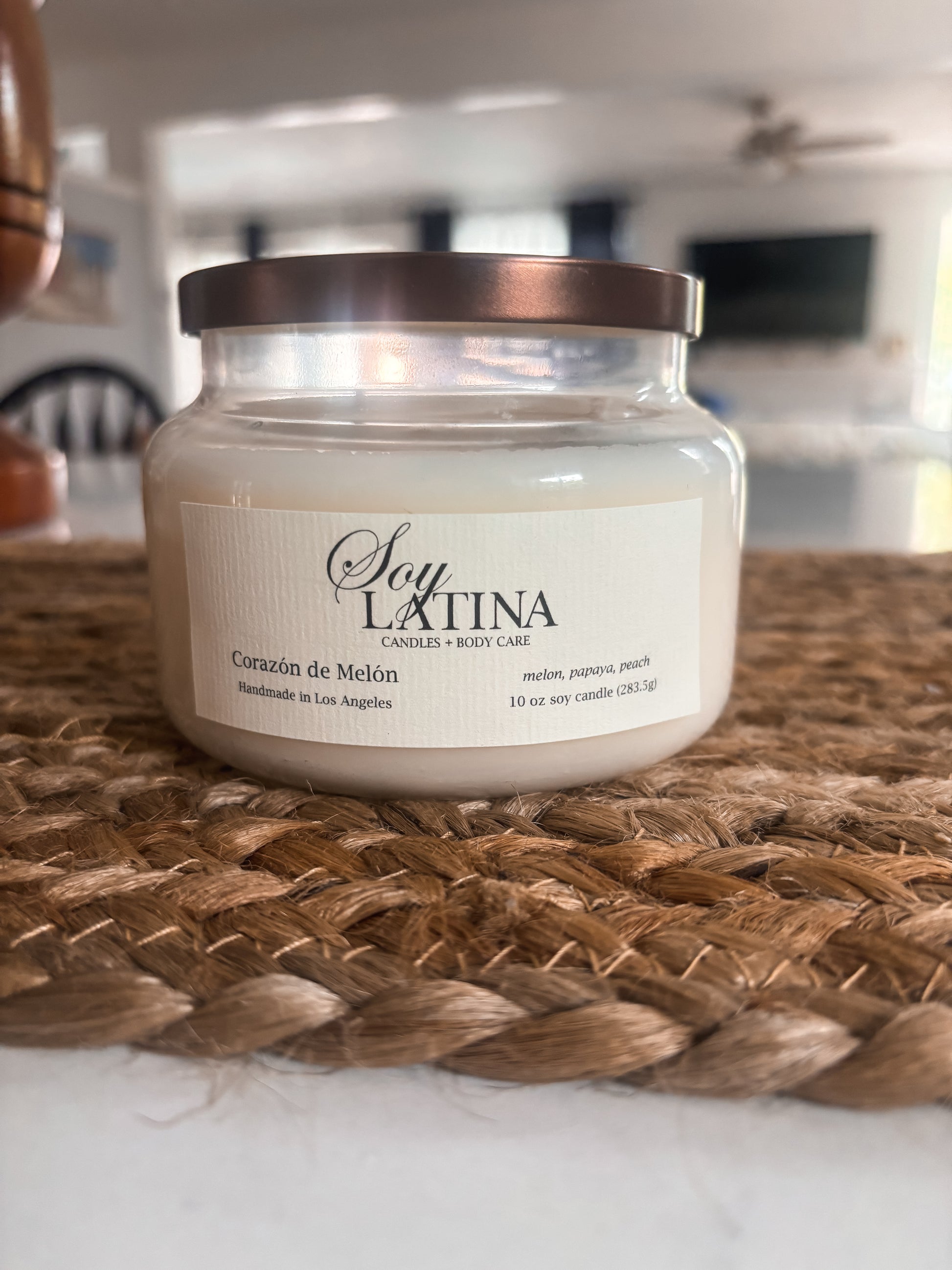 Corazón de Melón Candle by Soy Latina Candles