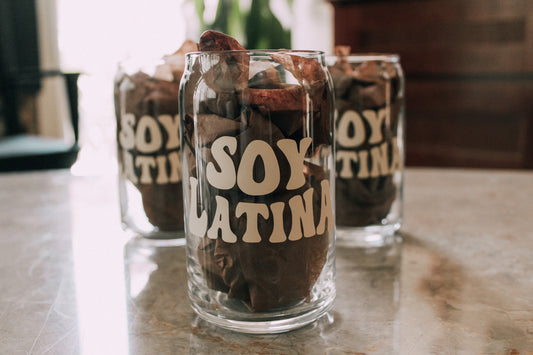 Soy Latina Glass Cup